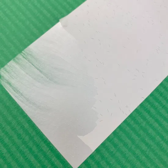 Matériel destructeur d'étiquette d'autocollant de coquille d'oeuf de papier de sécurité de fibre UV